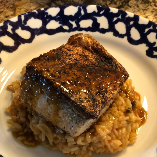 Orange Salmon with Creole Seasoning