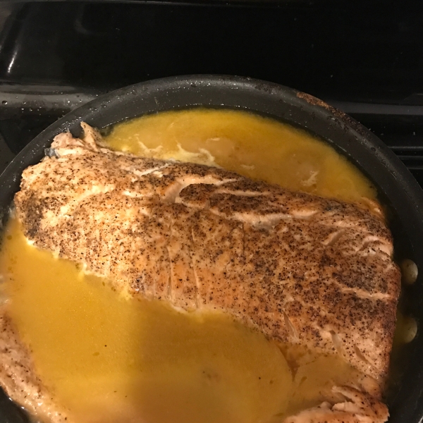 Orange Salmon with Creole Seasoning