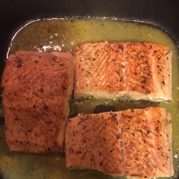 Orange Salmon with Creole Seasoning