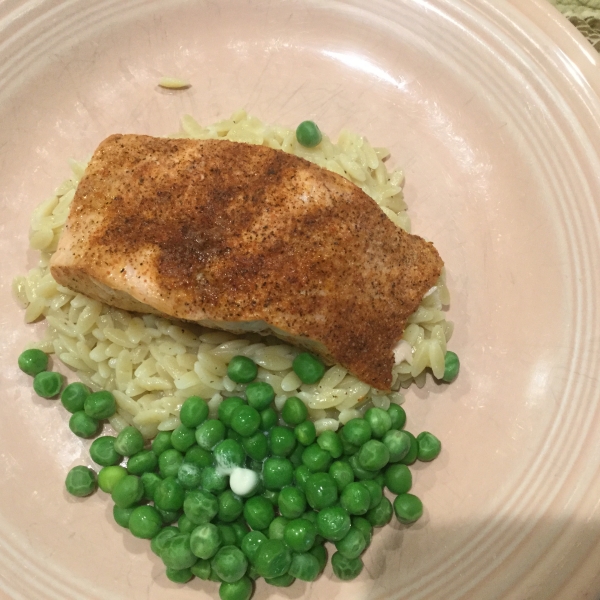 Orange Salmon with Creole Seasoning