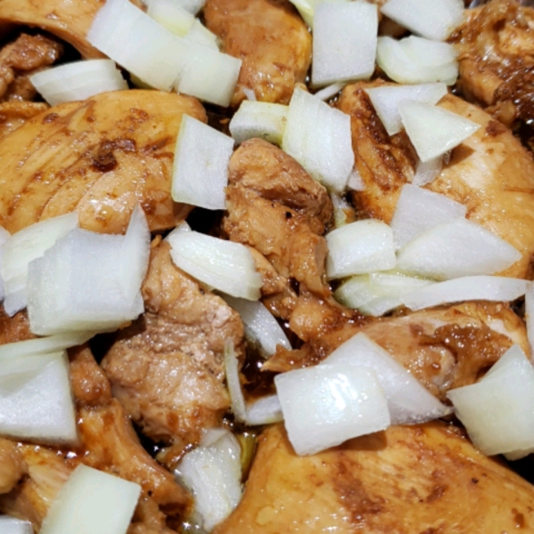 Adobo Chicken with Ginger