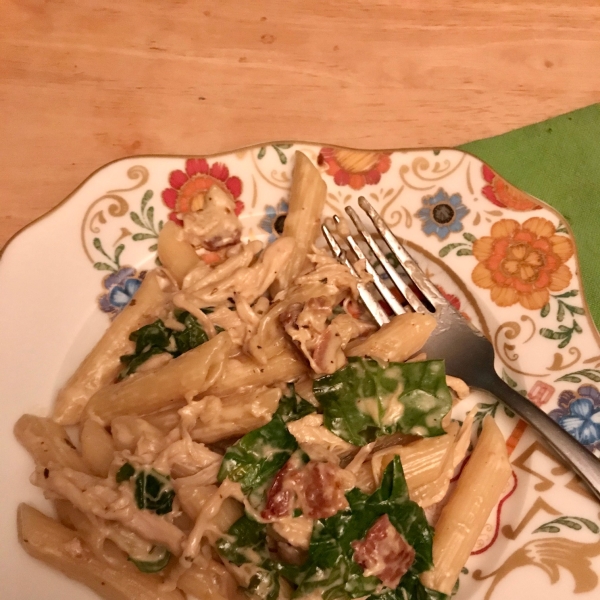 Pasta Carbonara with Chicken