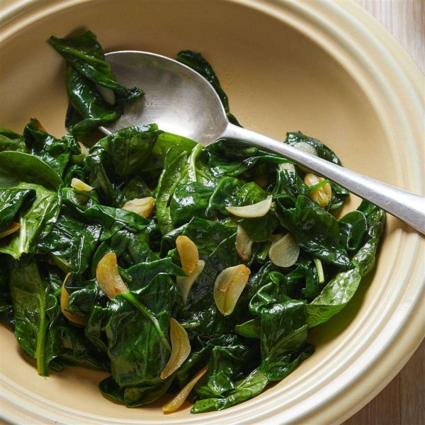Easy Fried Spinach