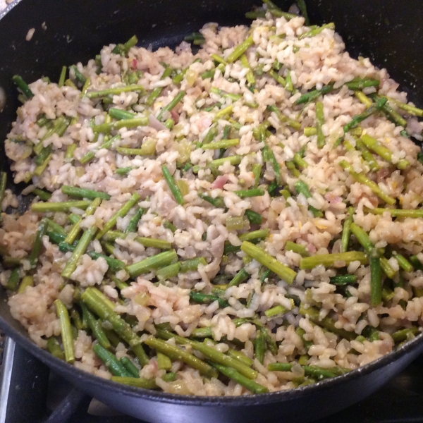 Lemon Asparagus Risotto