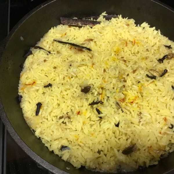 Stovetop Saffron Rice