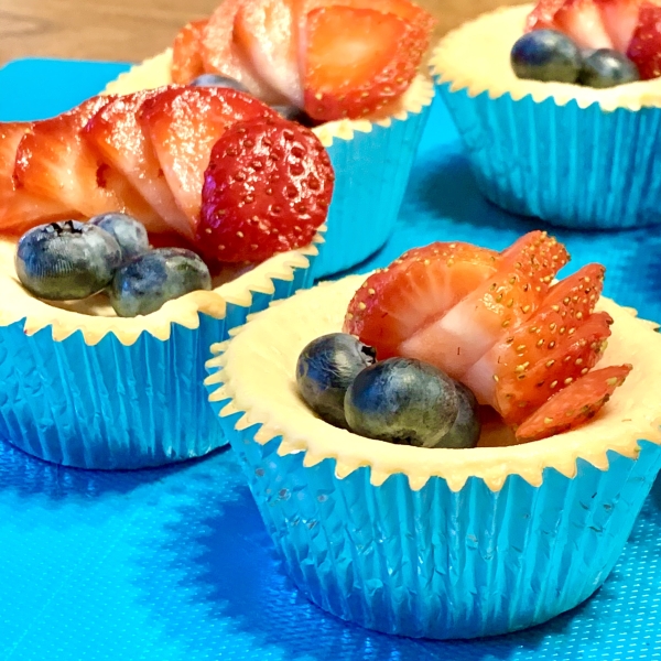 Keto Cheesecake Cupcakes