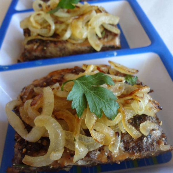 Pepper-Crusted Mini Meatloaves