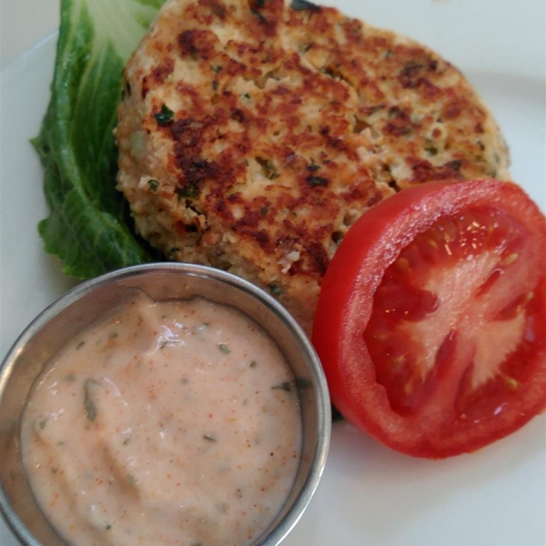 Lemony Salmon Burgers