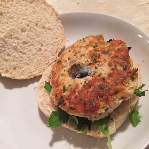 Lemony Salmon Burgers