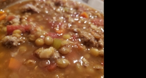 Easy Lentil-Sausage Soup