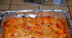 Three Cheese Macaroni with Tomatoes