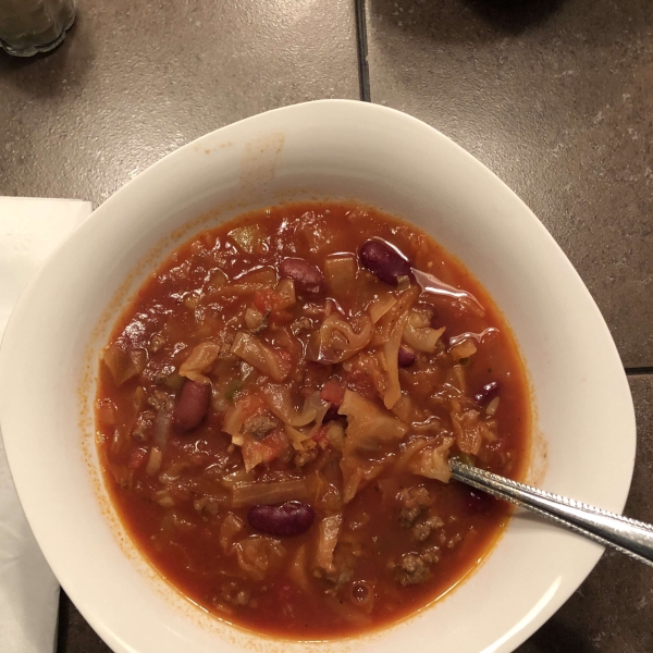 Hamburger Stew with Cabbage