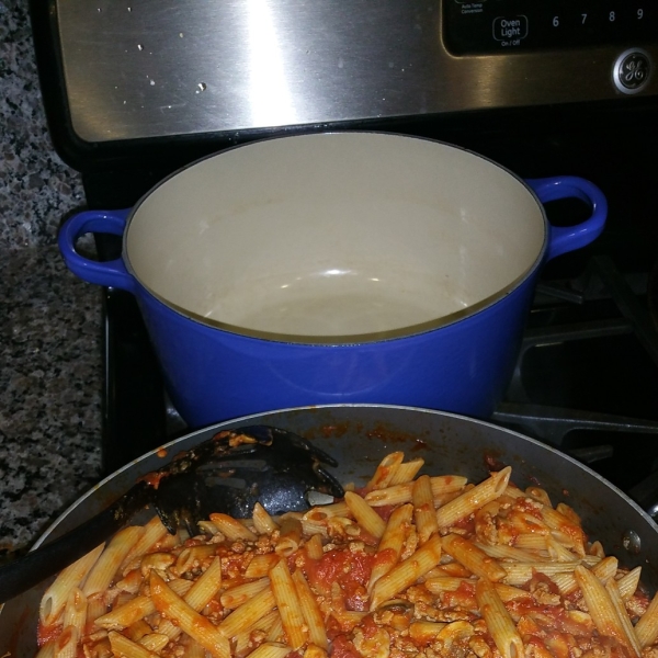 Turkey Goulash with Penne