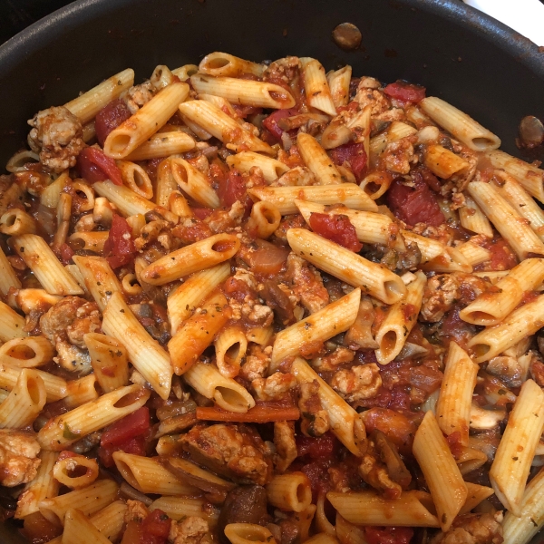 Turkey Goulash with Penne