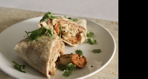 Vegan Sweet Potato and Bean Burritos