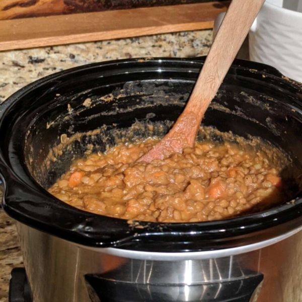 Slow Cooker Mediterranean Lentil Stew