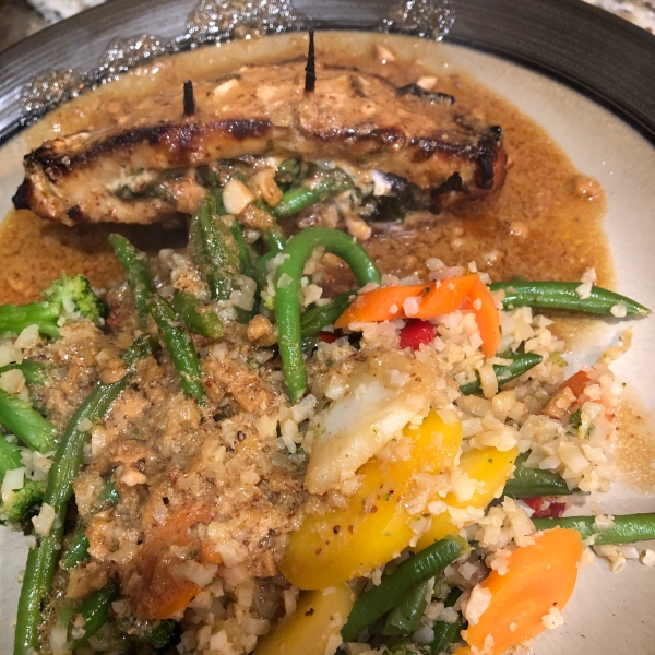Grilled Stuffed Swordfish