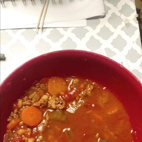 Instant Pot Hamburger Soup