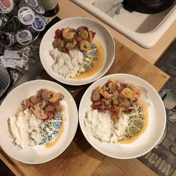 Instant Pot Jambalaya with Shrimp and Chicken