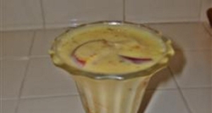 Peaches and Cream Pudding