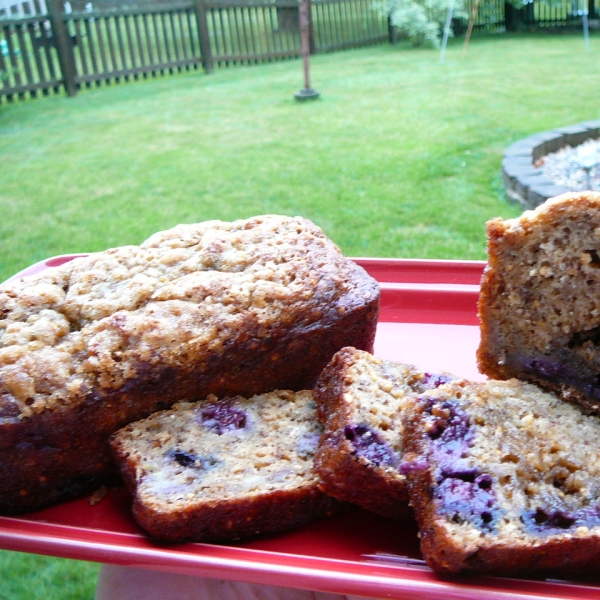 Blueberry Banana Nut Bread