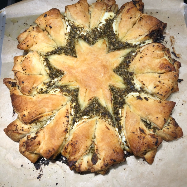 Pesto Puff Pastry Pinwheel