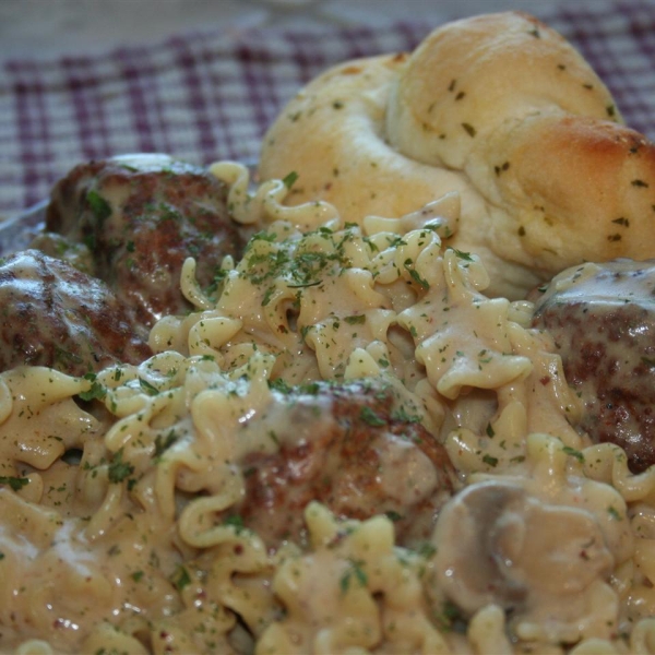 Elegant Stroganoff Meatballs