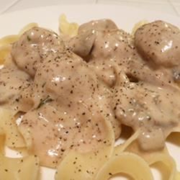 Elegant Stroganoff Meatballs