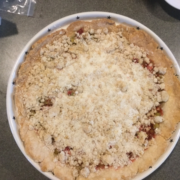 Rhubarb Surprise Pie