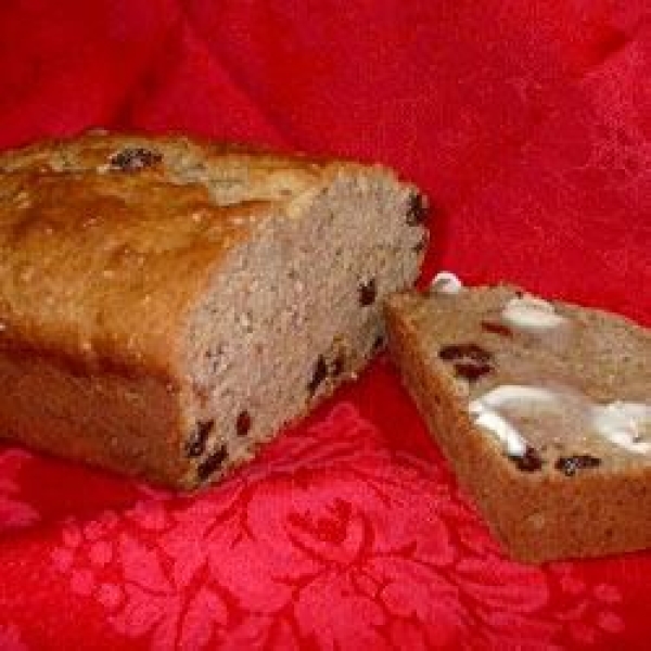 Moist Banana Raisin Bread