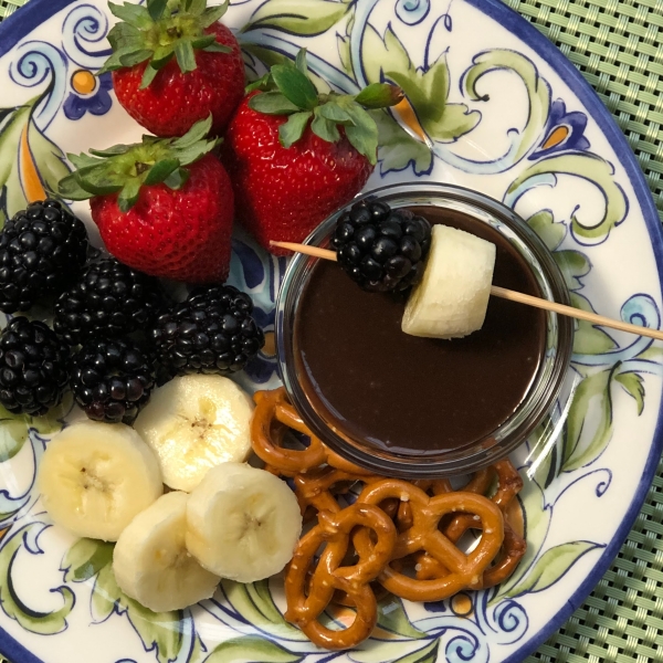 Totally Groovy Chocolate Fondue