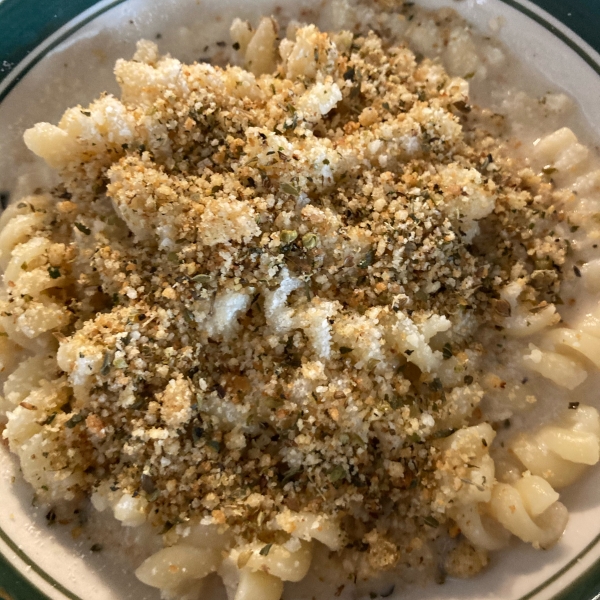 Lighter Spaghetti Alfredo with Cauliflower