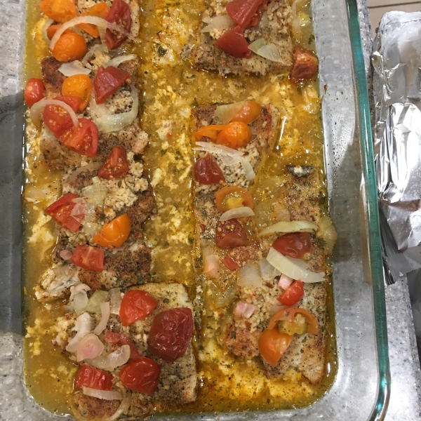 Baked Whiting