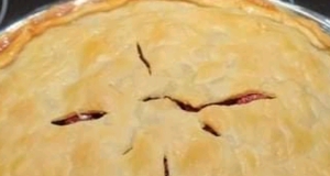 Baked Fresh Cherry Pie