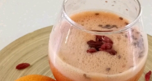 Orange Juice Goji Berries Smoothie