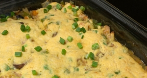 Cornbread and Chicken Thigh Casserole