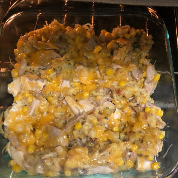 Quick Chicken and Stuffing Casserole