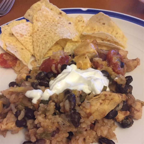 Chicken and Black Bean Casserole