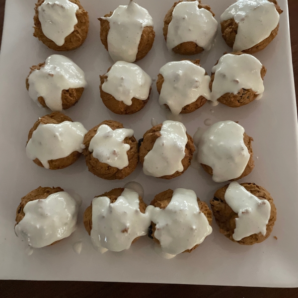 Gluten-Free Pumpkin Bread and Cream Cheese Icing