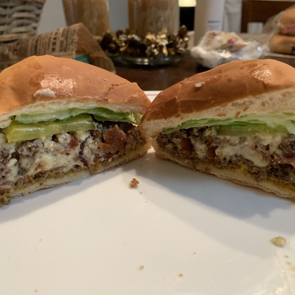 Bacon and Blue Cheese Burgers