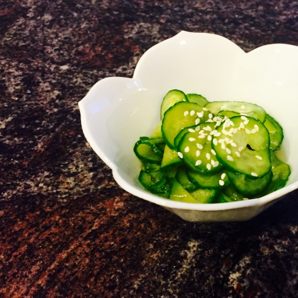 Japanese-Style Pickled Cucumber (Sunomono)