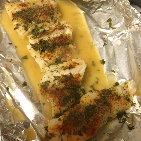 Lemony Steamed Fish