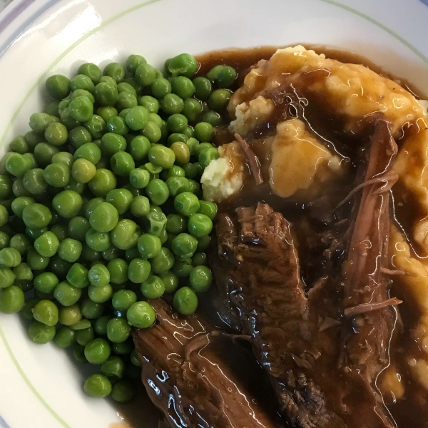 Slow-Baked Beef Brisket with Gravy