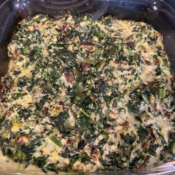 Spinach and Mushroom Frittata