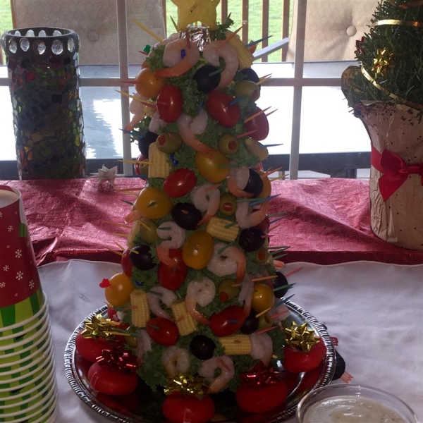 Mary's Christmas Shrimp Tree