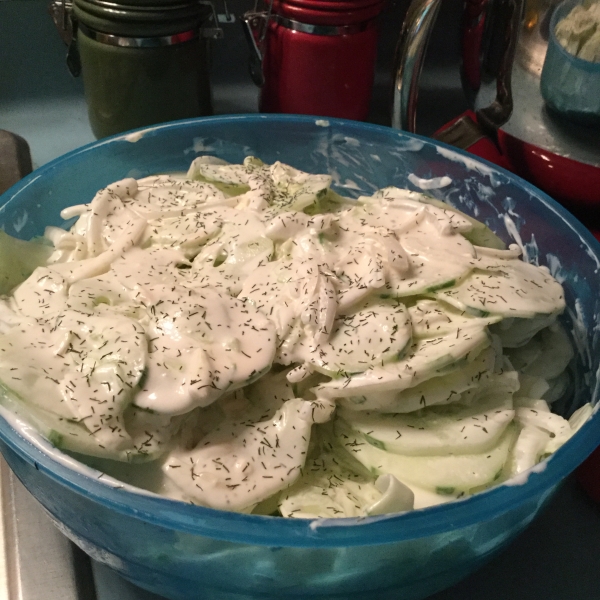 Cool and Creamy Cucumber Salad