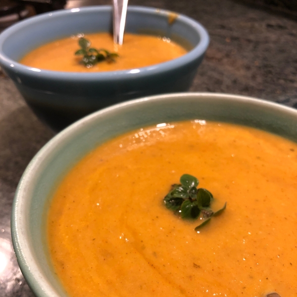 Creamy Turnip With Paprika Soup