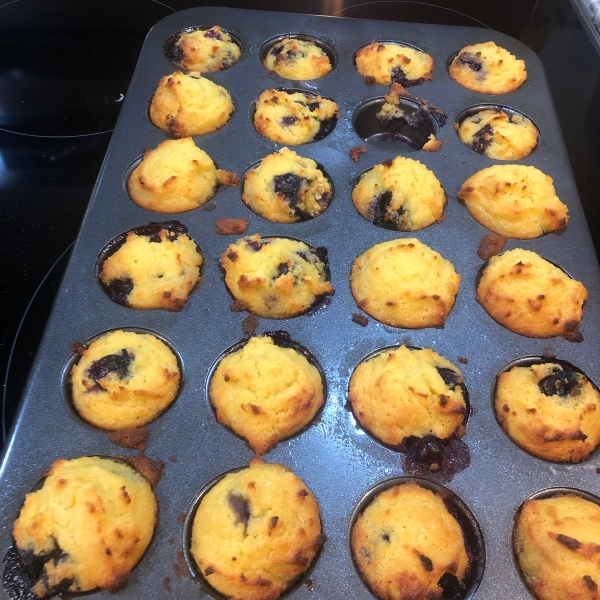 Gluten-Free Blueberry Muffins made with Coconut Flour