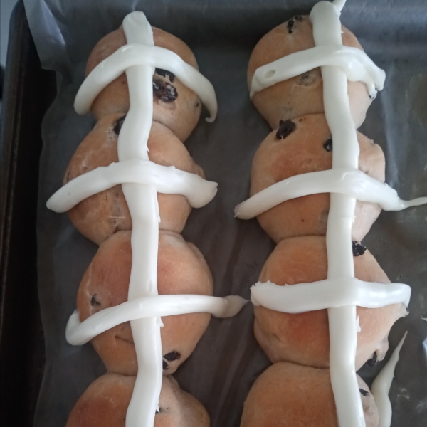 Easter Buttermilk Hot Cross Buns