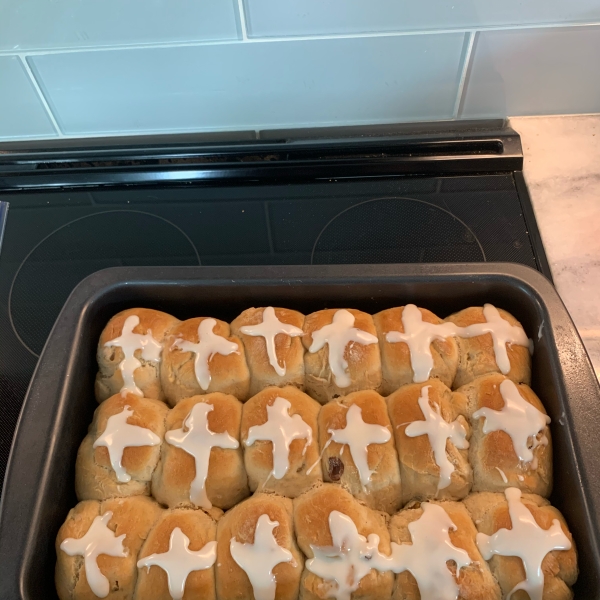 Easter Buttermilk Hot Cross Buns